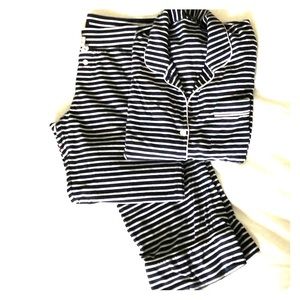 Jcrew dreamy cotton pajama in Navy